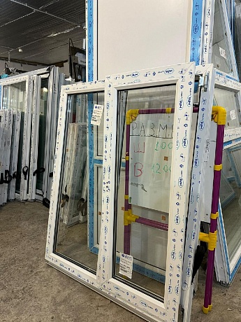 Окно пластиковое WHS 60 VEKA 1200х1000