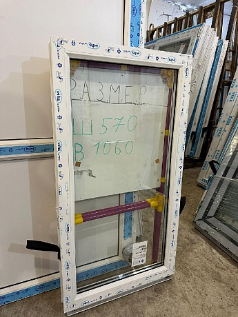 Окно пластиковое WHS 60 VEKA 1060х570