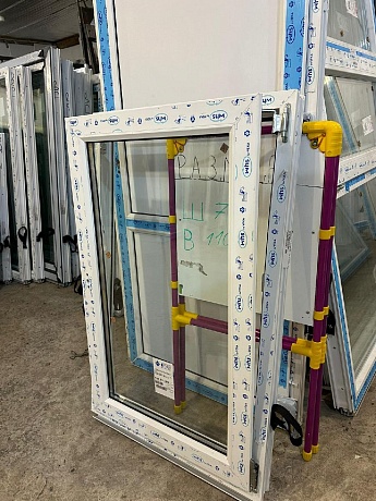 Окно пластиковое WHS 60 VEKA 1100х700