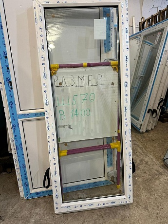 Окно пластиковое WHS 60 VEKA 1400х570